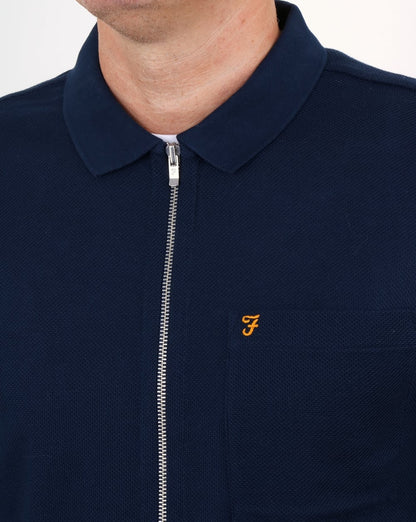 Farah Sundew Hemdjacke Yale Blau