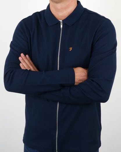 Farah Sundew Hemdjacke Yale Blau