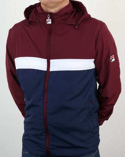 Fila Vintage Cipolla 2 Jacke Marineblau/Burgund