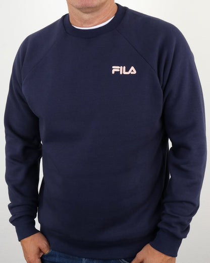 Fila Vintage Ethan Sweatshirt Marineblau