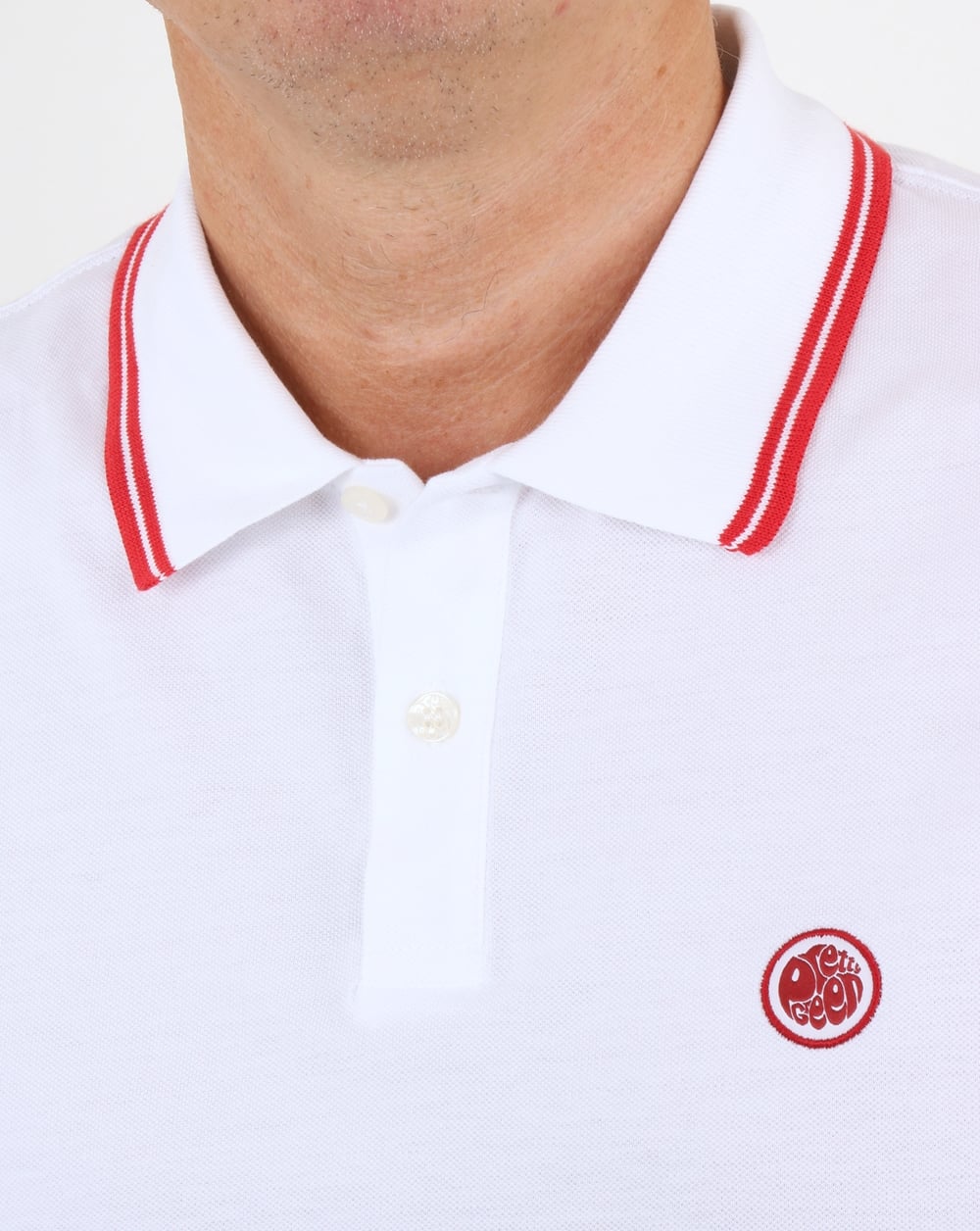 Pretty Green Barton Poloshirt Weiß
