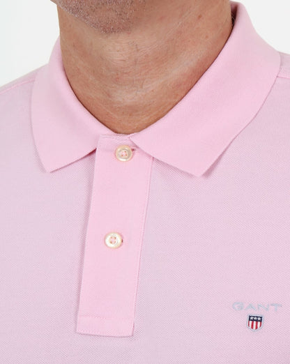 Gant Piqué Rugger Polo California Pink