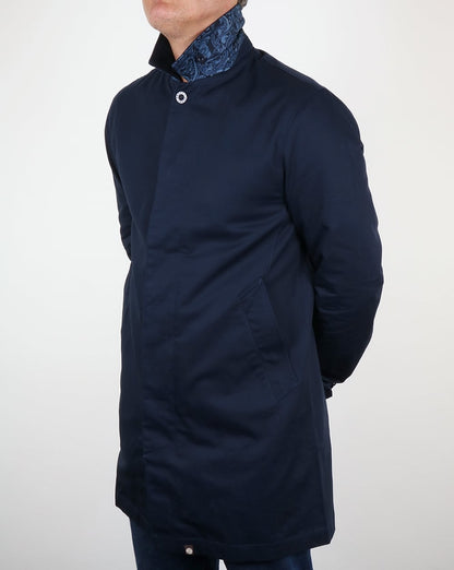 Pretty Green Mac Marineblau