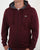 Lacoste Hooded Full Zip Sweatshirt Grape Vine Chine