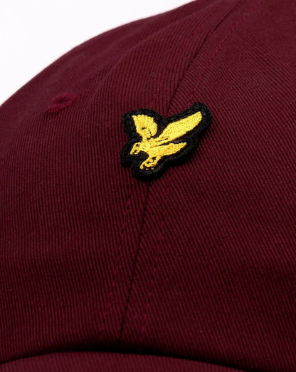 Lyle And Scott – Baseballkappe in Claret Jug