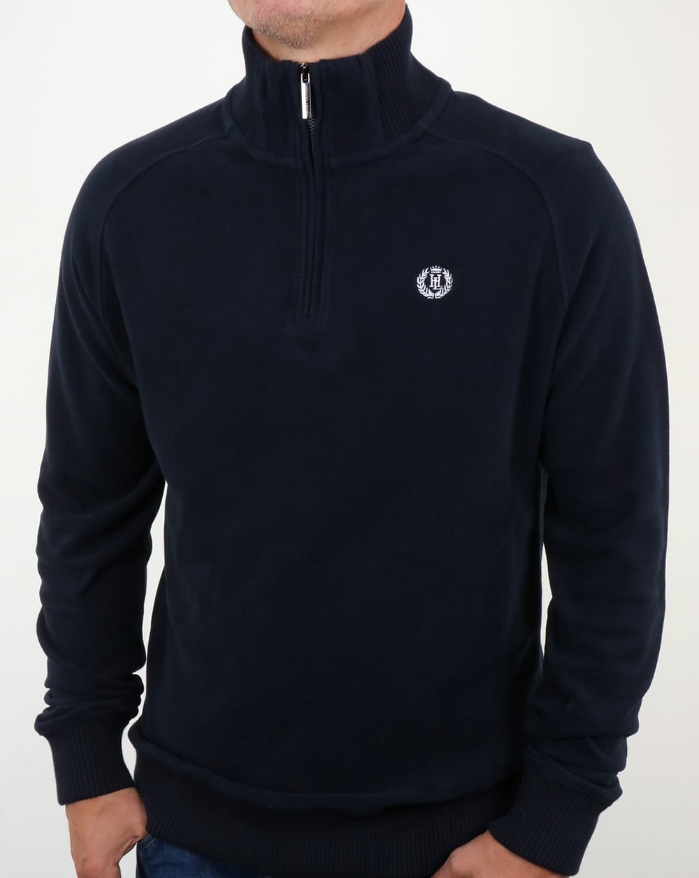 Henri Lloyd – Rednor – Sweatshirt mit halbem Reißverschluss, Marineblau