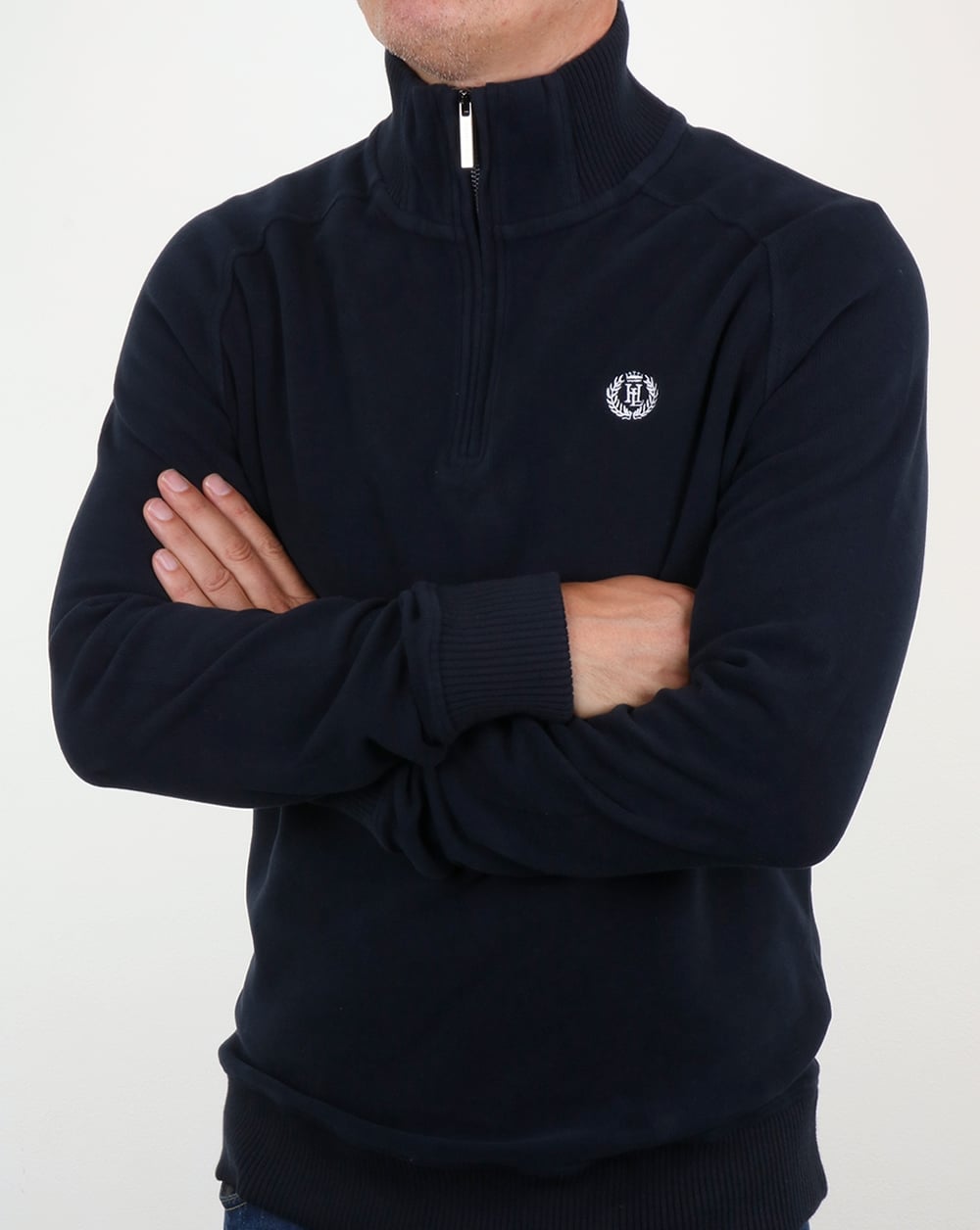 Henri Lloyd – Rednor – Sweatshirt mit halbem Reißverschluss, Marineblau