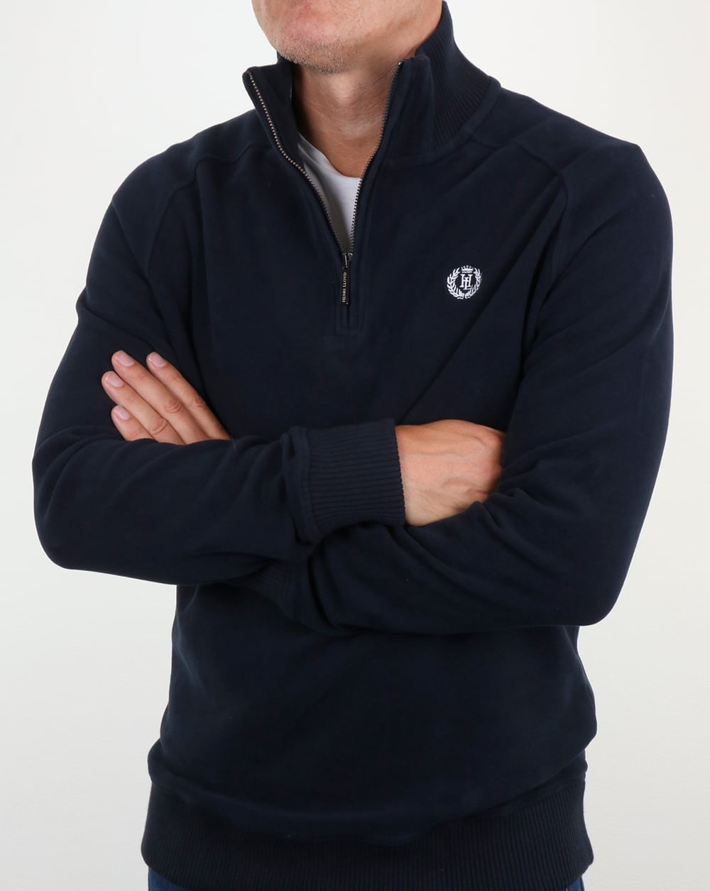 Henri Lloyd – Rednor – Sweatshirt mit halbem Reißverschluss, Marineblau