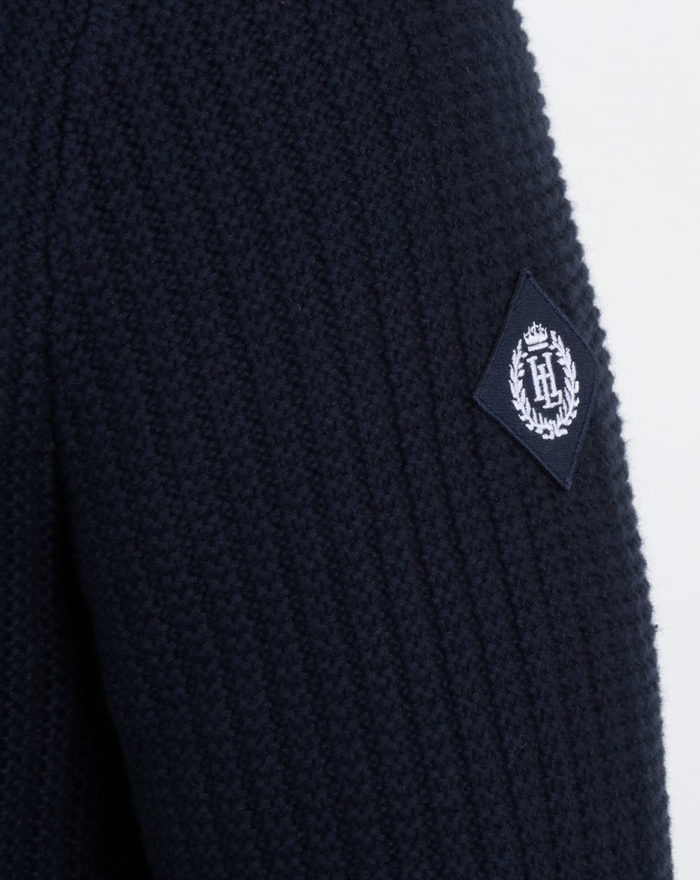 Henri Lloyd Felsted Rundhals-Strickjacke in Marineblau