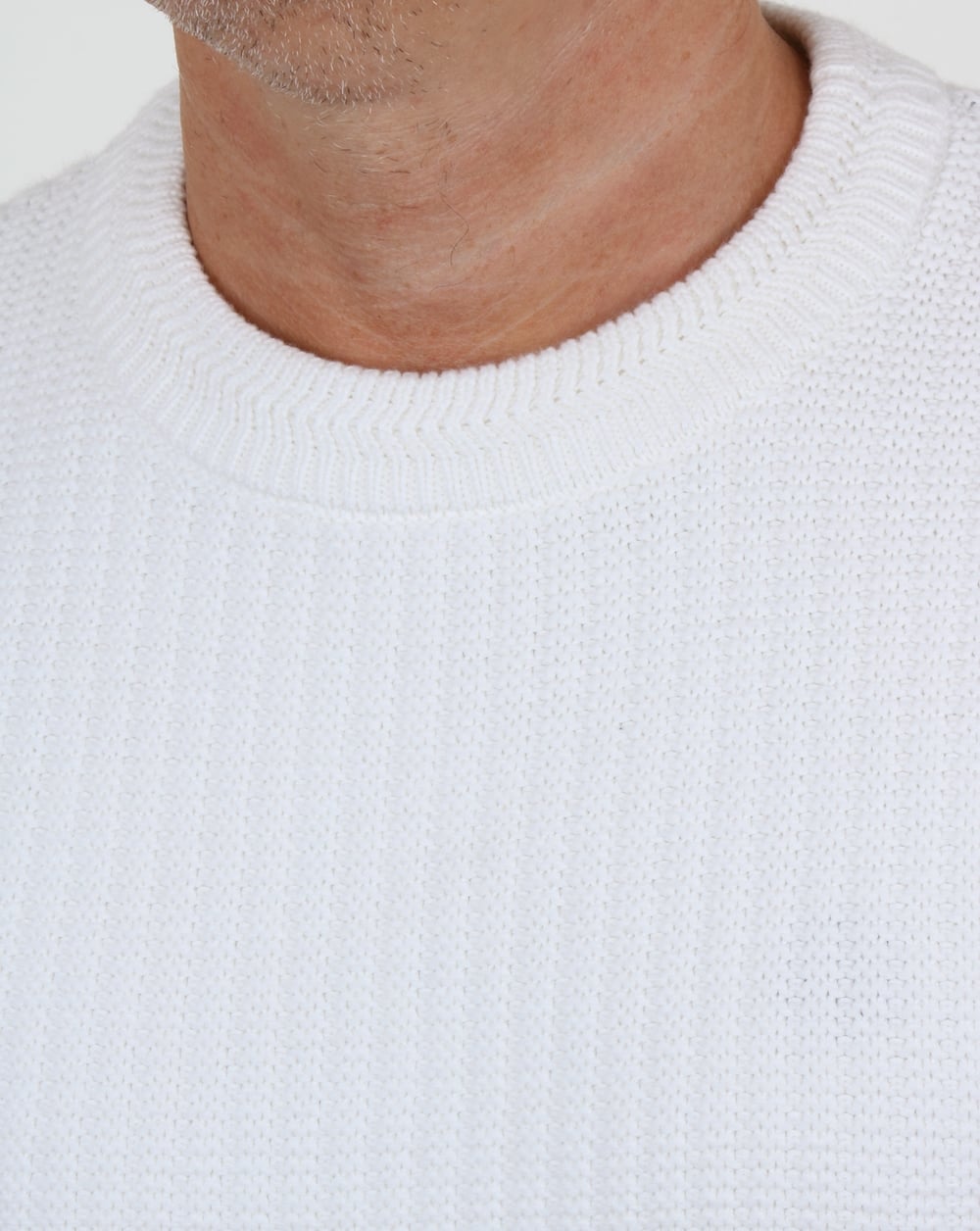 Henri Lloyd Felsted Rundhals-Strickjacke Weiß