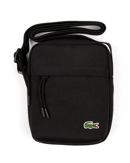 Lacoste Vertikale Kameratasche Schwarz