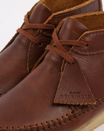 Clarks Originals – Weaver – Stiefel aus hellbraunem Leder