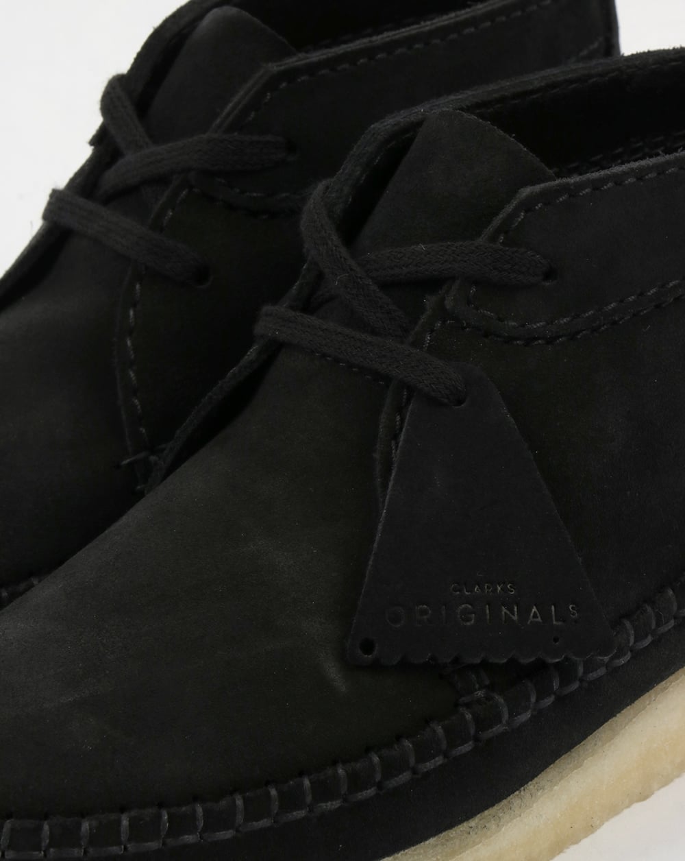Clarks Originals – Weaver – Wildlederstiefel in Schwarz