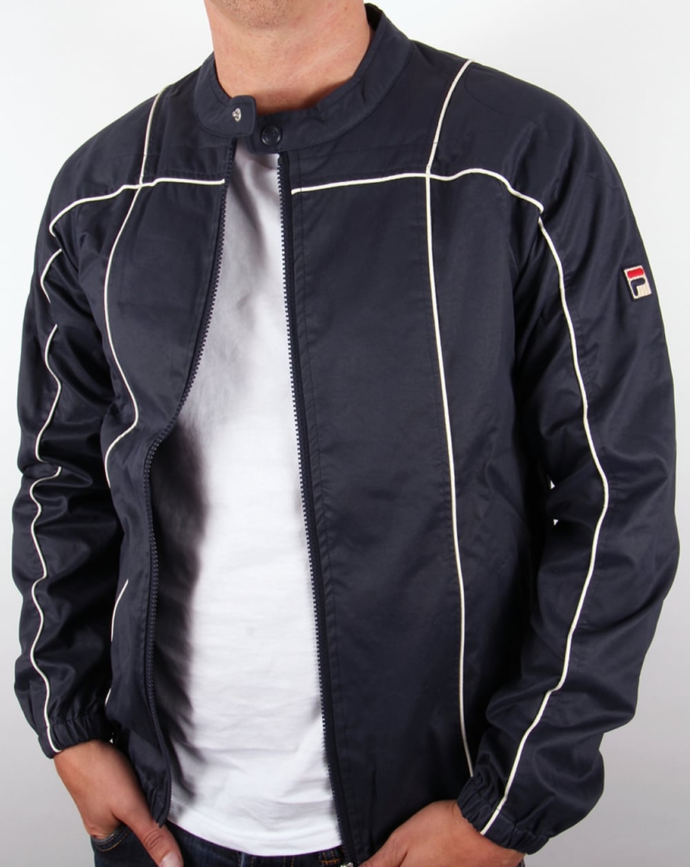 Fila Vintage Terrinda Wax Trainingsjacke, Marineblau