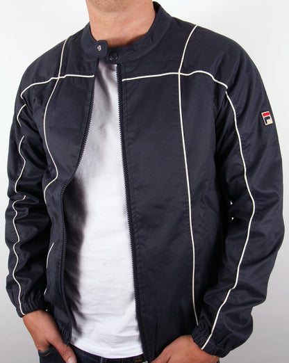 Fila Vintage Terrinda Wax Trainingsjacke, Marineblau
