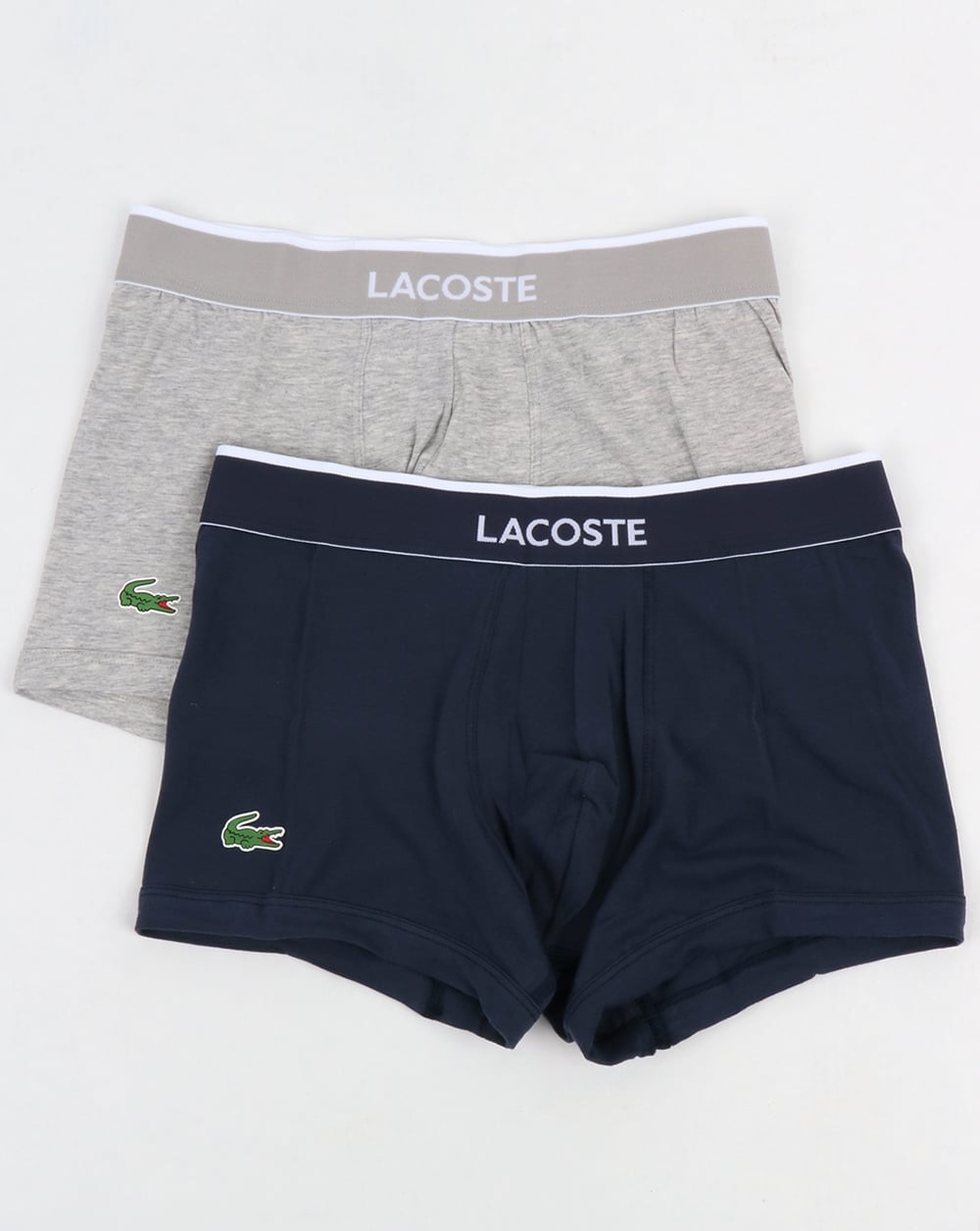 Lacoste Doppelpack Boxershorts Marineblau/Grau
