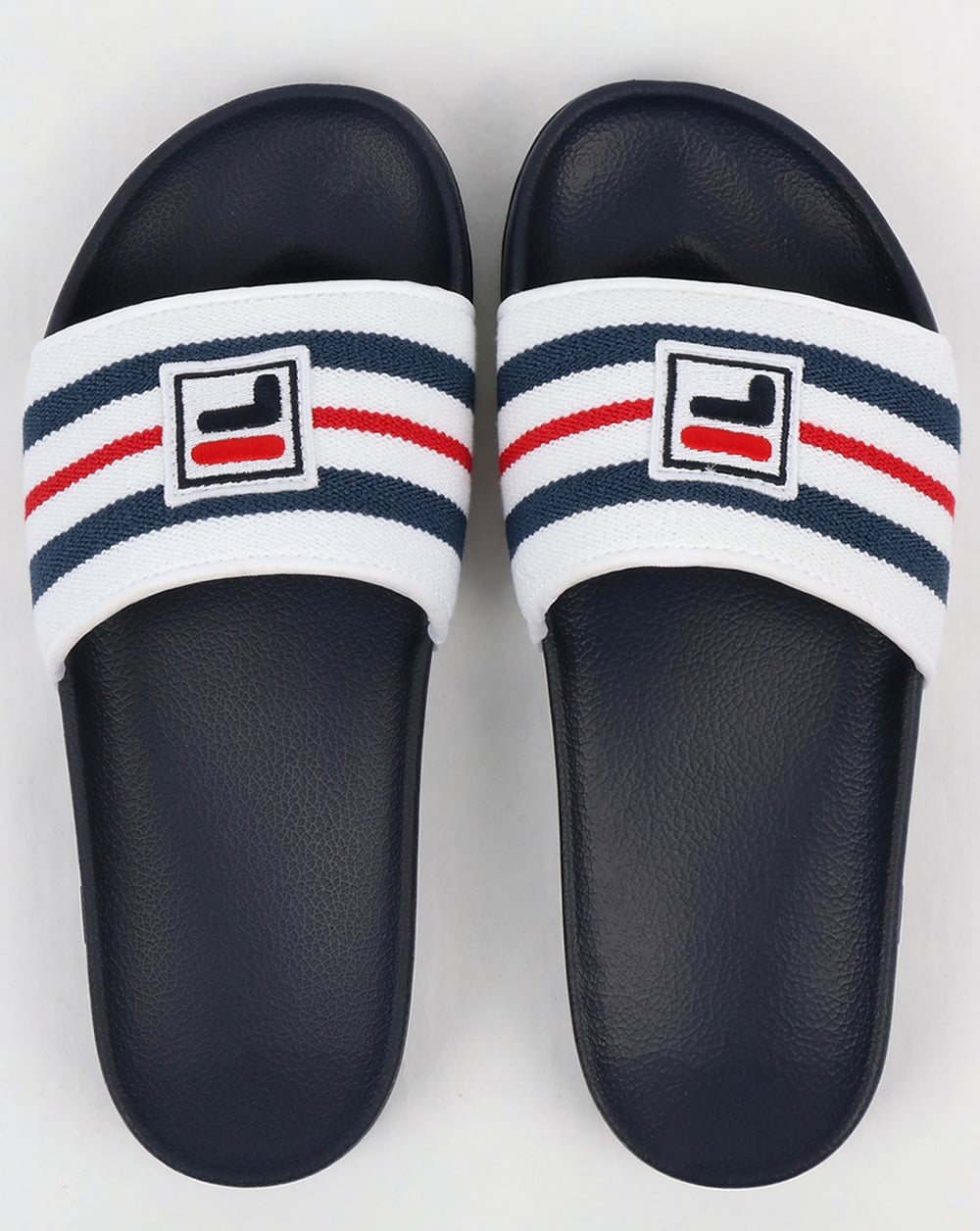 Fila Vintage Drifter Premium Slider Marineblau/Weiß/Rot