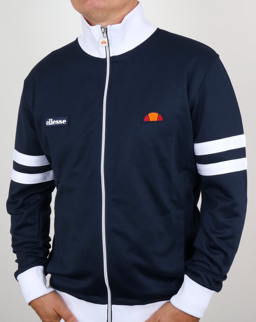 Ellesse – Roma – Trainingsjacke in Marineblau