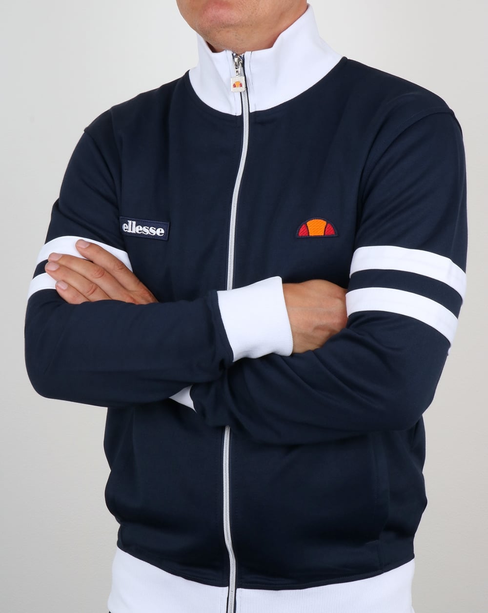 Ellesse – Roma – Trainingsjacke in Marineblau