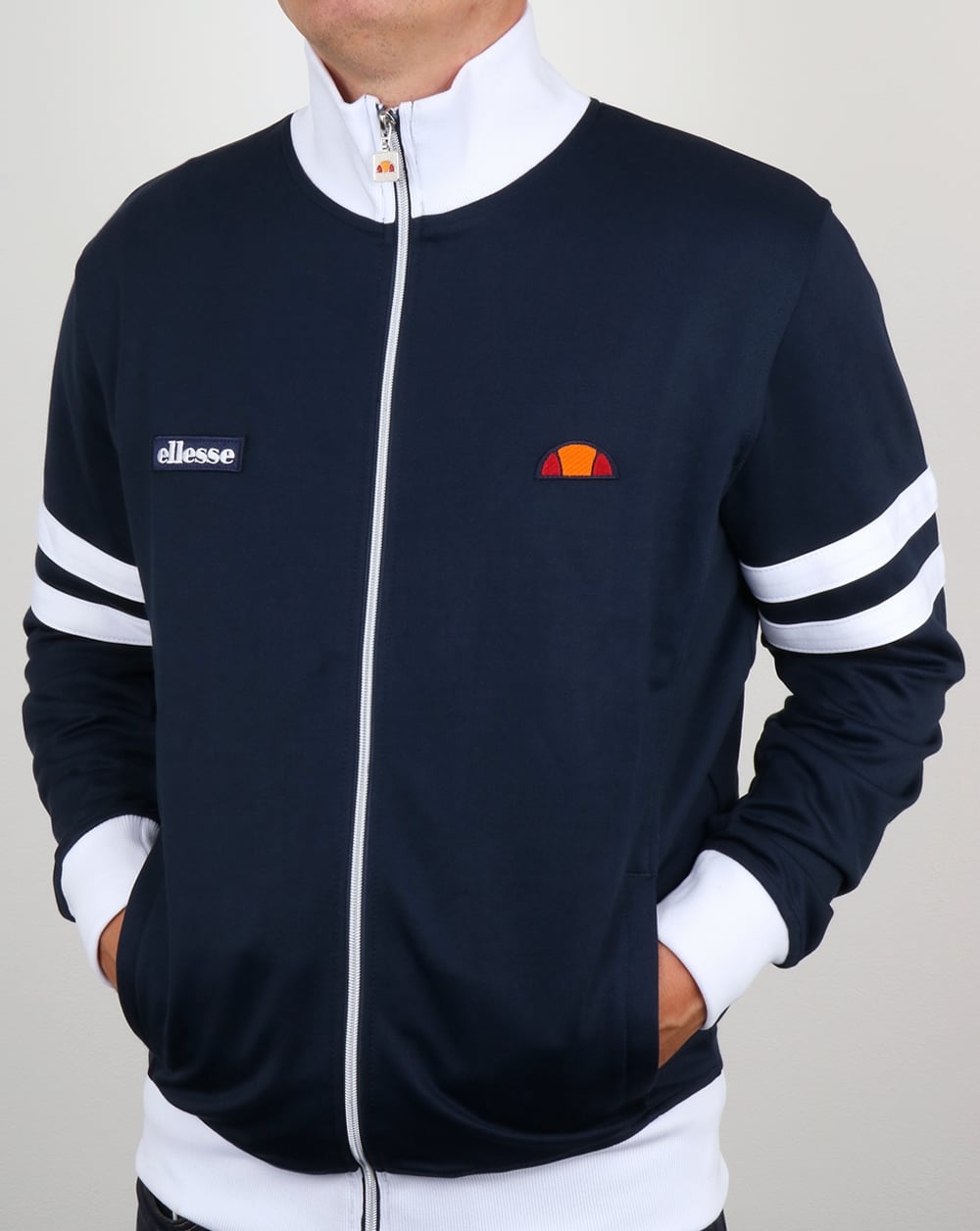 Ellesse – Roma – Trainingsjacke in Marineblau