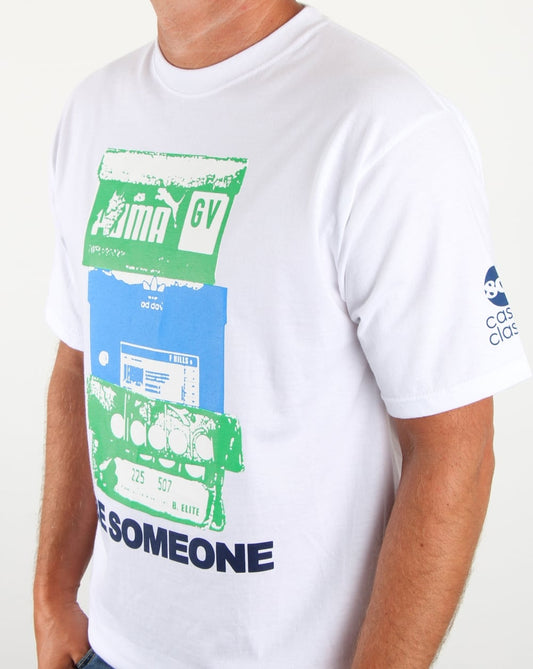 80s Casual Classics 80er Casual Classics Box T-Shirt Weiß