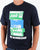 80s Casual ICONS Box T Shirt Navy