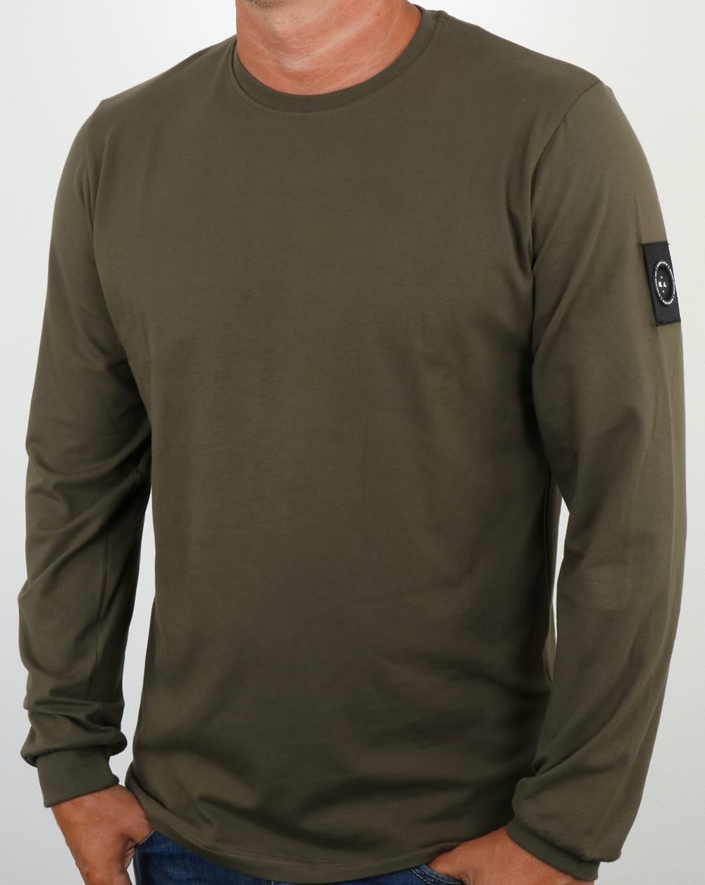 Marshall Artist – Siren – Langarm-T-Shirt in Khaki