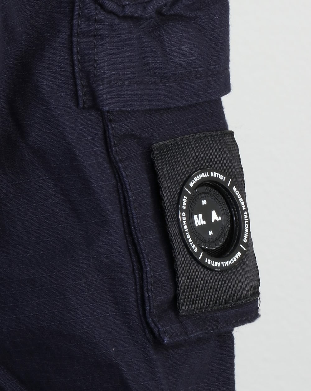 Marshall Artist Ripstop-Überhemd Marineblau