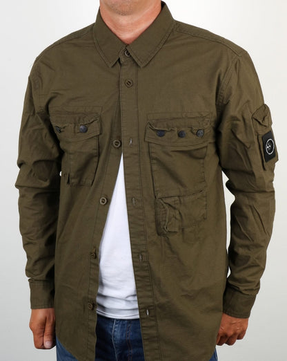 Marshall Artist Ripstop-Überhemd Khaki