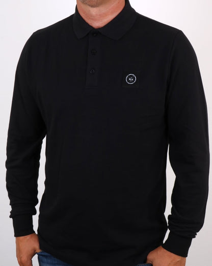 Marshall Artist Siren Ls Poloshirt Schwarz