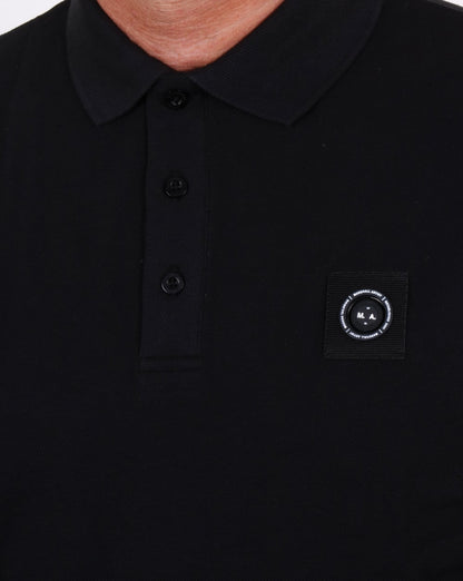 Marshall Artist Siren Ls Poloshirt Schwarz