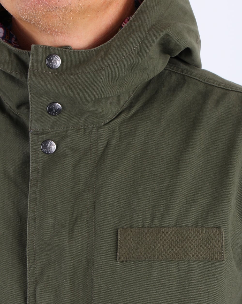 Pretty Green – Cassidy Parka in Khaki