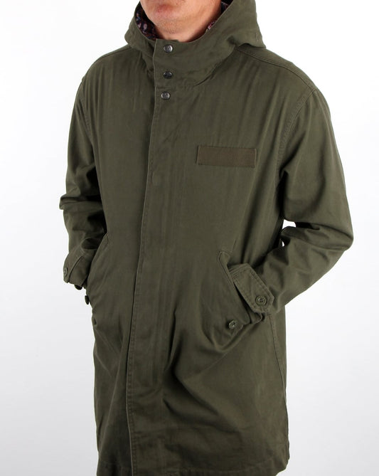 Pretty Green Pretty Green – Cassidy Parka in Khaki