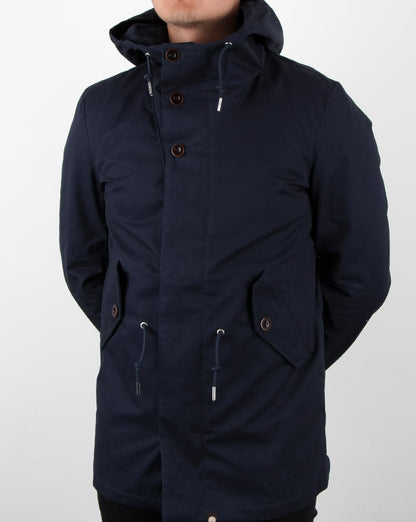 Pretty Green – Baxter Parka, Marineblau