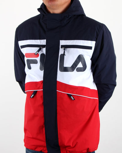 Fila Vintage Linden Jacke Marineblau