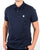 Pretty Green Polka Dot Polo Navy