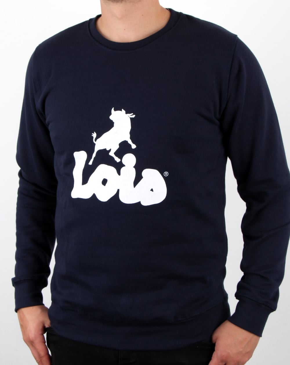 Lois Logo Sweatshirt Navy