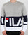 Fila Vintage Blake Crew Neck Jumper Grey Marl