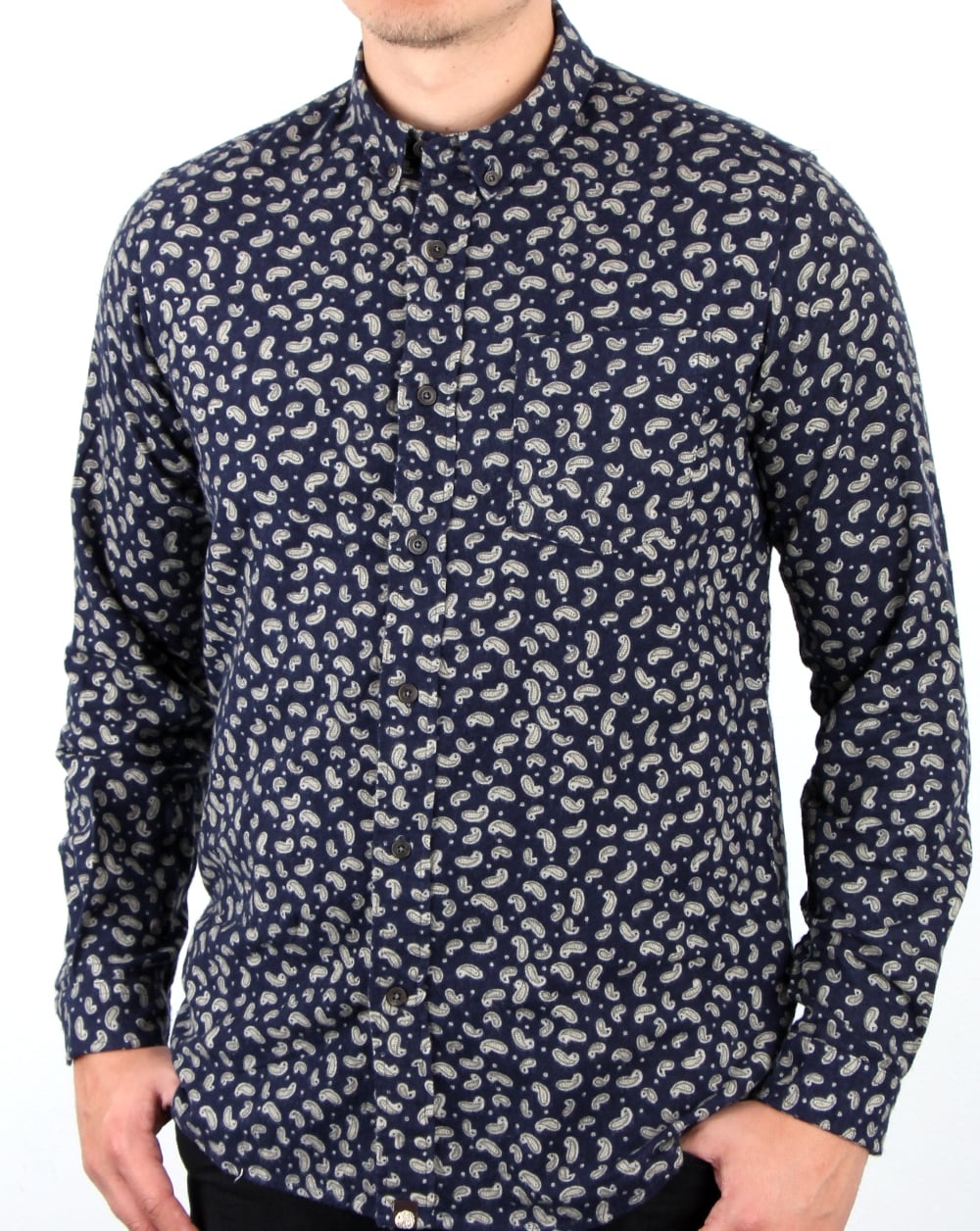 Pretty Green Chidlow Hemd Marineblau