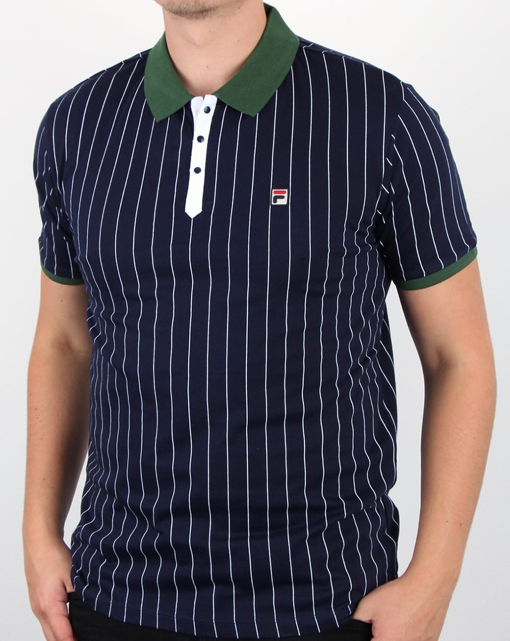 Fila Vintage Mk1 Settanta Poloshirt Marine/Grün