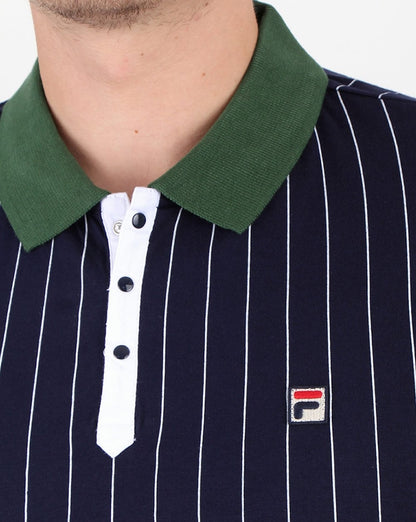 Fila Vintage Mk1 Settanta Poloshirt Marine/Grün