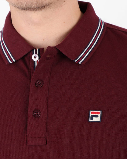 Fila Vintage Matcho 4 Poloshirt Rum Raisin