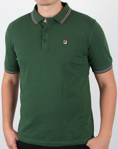 Fila Vintage Matcho 4 Poloshirt Grün