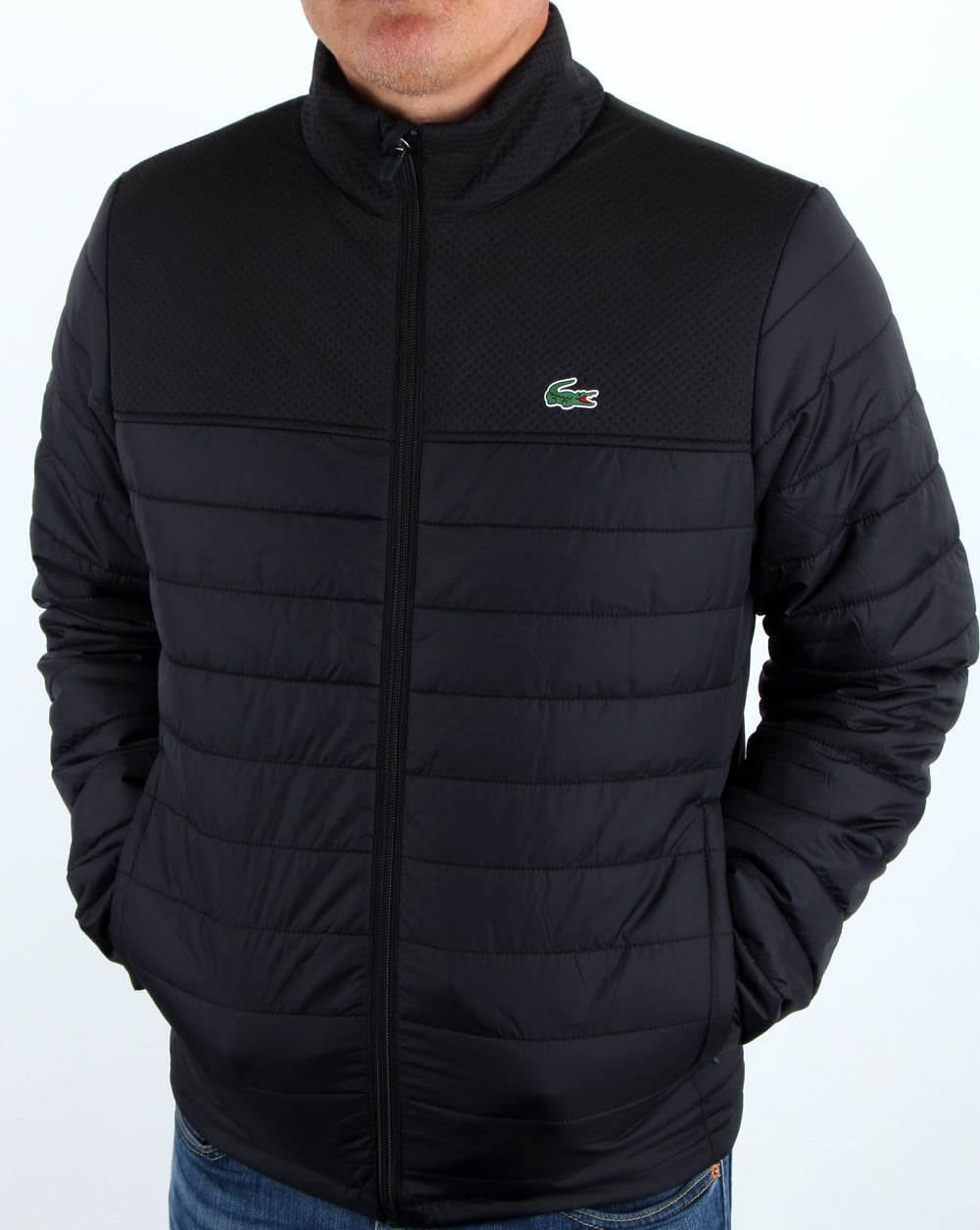 Lacoste Pufferjacke Schwarz