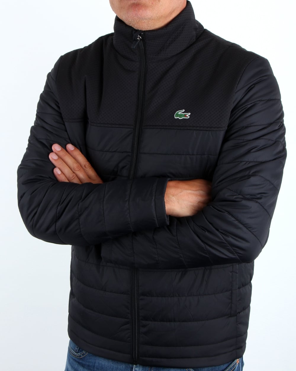 Lacoste Pufferjacke Schwarz