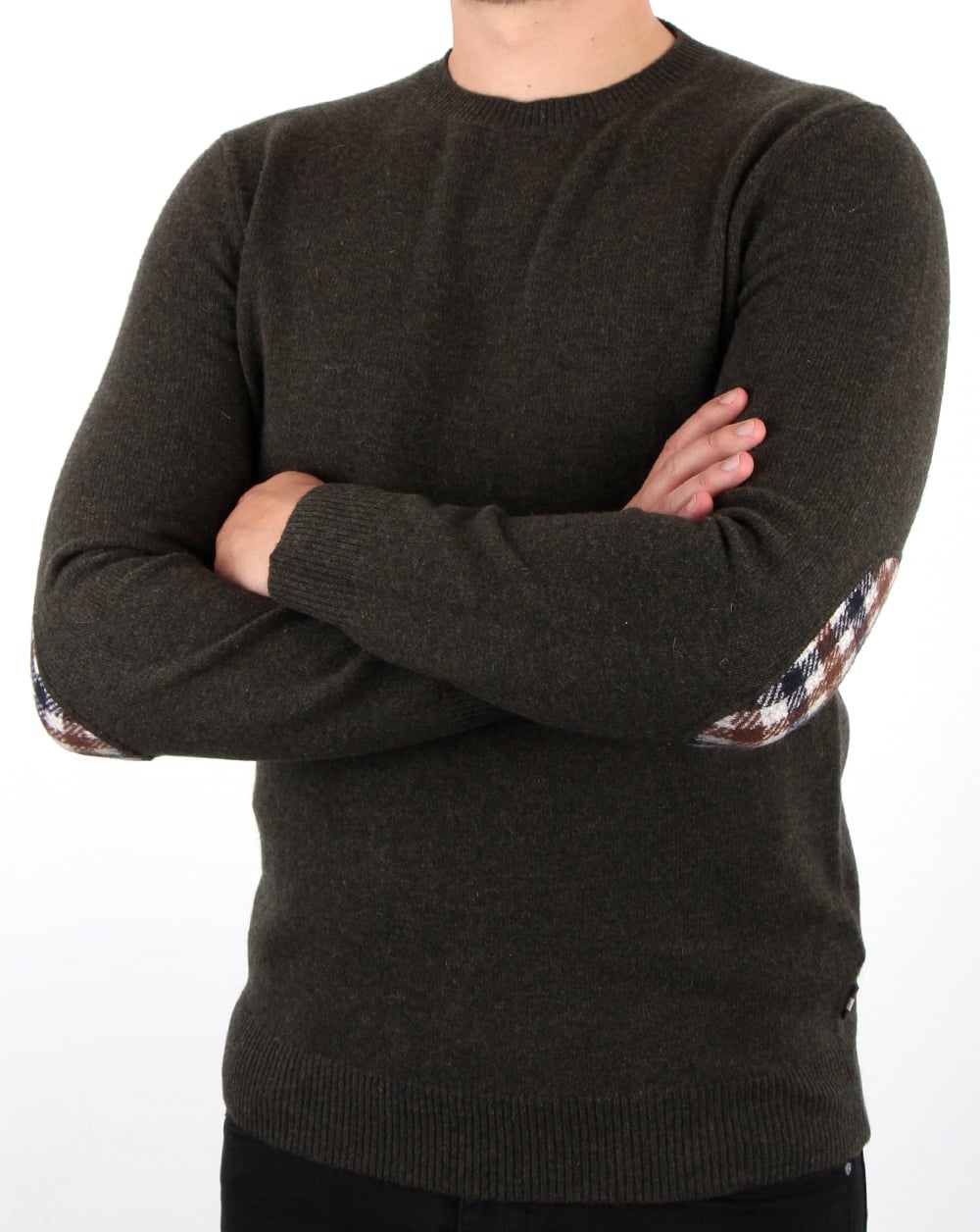 Aquascutum Pennington Wollstrick Militärgrün
