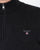 Gant Cotton Wool Zip Jumper Charcoal