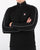 Fila Vintage Quarter Zip Roll Neck Black