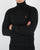 Farah Gosforth Merino Roll Neck Dark Asphalt Marl