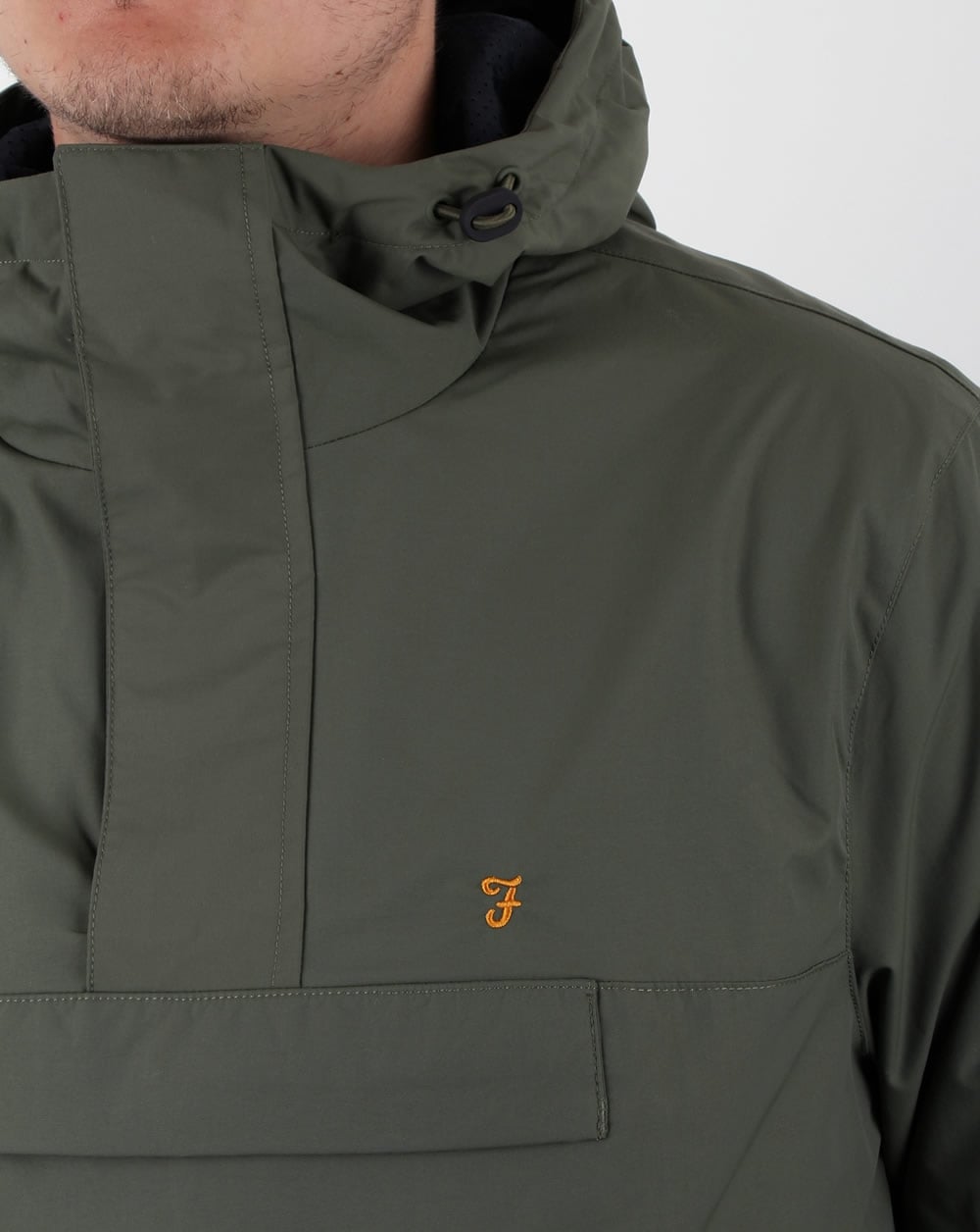Farah Clydesdale Overhead Jacket Military Green